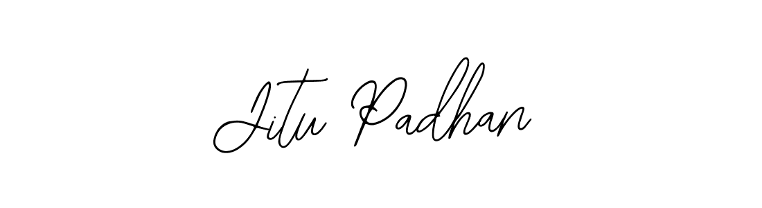The best way (Bearetta-2O07w) to make a short signature is to pick only two or three words in your name. The name Jitu Padhan include a total of six letters. For converting this name. Jitu Padhan signature style 12 images and pictures png