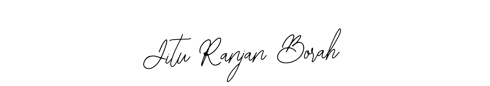 Jitu Ranjan Borah stylish signature style. Best Handwritten Sign (Bearetta-2O07w) for my name. Handwritten Signature Collection Ideas for my name Jitu Ranjan Borah. Jitu Ranjan Borah signature style 12 images and pictures png