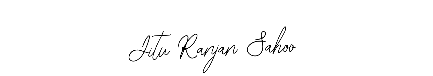 Use a signature maker to create a handwritten signature online. With this signature software, you can design (Bearetta-2O07w) your own signature for name Jitu Ranjan Sahoo. Jitu Ranjan Sahoo signature style 12 images and pictures png