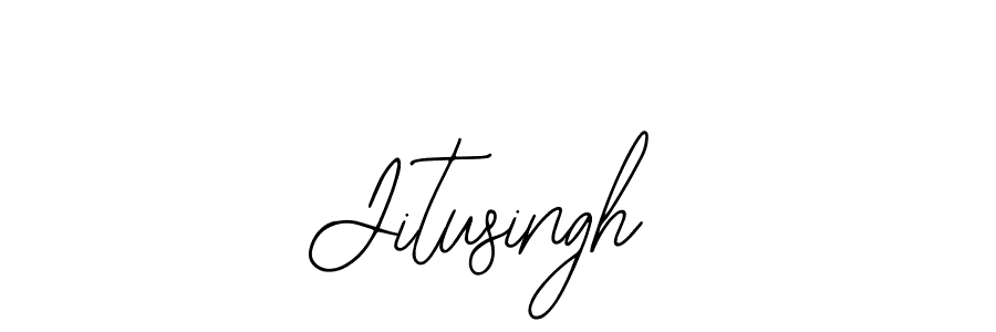 Jitusingh stylish signature style. Best Handwritten Sign (Bearetta-2O07w) for my name. Handwritten Signature Collection Ideas for my name Jitusingh. Jitusingh signature style 12 images and pictures png