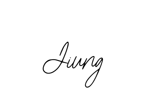 Design your own signature with our free online signature maker. With this signature software, you can create a handwritten (Bearetta-2O07w) signature for name Jiung. Jiung signature style 12 images and pictures png