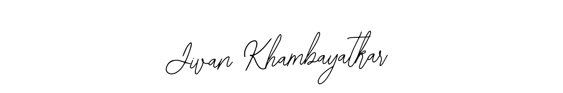 Jivan Khambayatkar stylish signature style. Best Handwritten Sign (Bearetta-2O07w) for my name. Handwritten Signature Collection Ideas for my name Jivan Khambayatkar. Jivan Khambayatkar signature style 12 images and pictures png