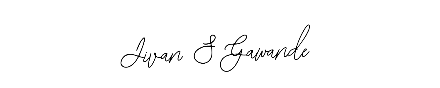 Make a beautiful signature design for name Jivan S Gawande. Use this online signature maker to create a handwritten signature for free. Jivan S Gawande signature style 12 images and pictures png