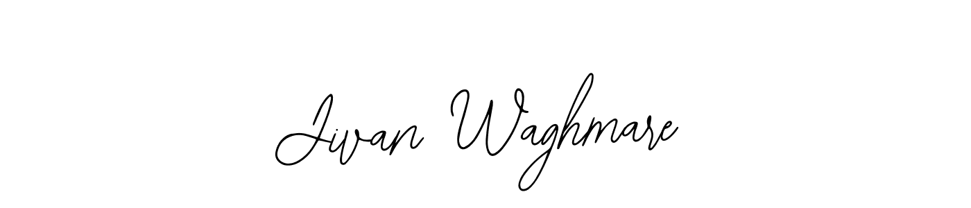 Also You can easily find your signature by using the search form. We will create Jivan Waghmare name handwritten signature images for you free of cost using Bearetta-2O07w sign style. Jivan Waghmare signature style 12 images and pictures png