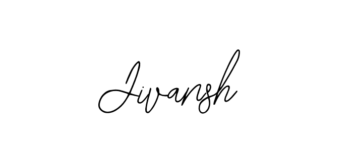 Make a beautiful signature design for name Jivansh. With this signature (Bearetta-2O07w) style, you can create a handwritten signature for free. Jivansh signature style 12 images and pictures png