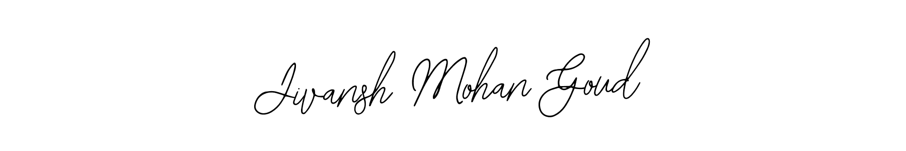 How to Draw Jivansh Mohan Goud signature style? Bearetta-2O07w is a latest design signature styles for name Jivansh Mohan Goud. Jivansh Mohan Goud signature style 12 images and pictures png