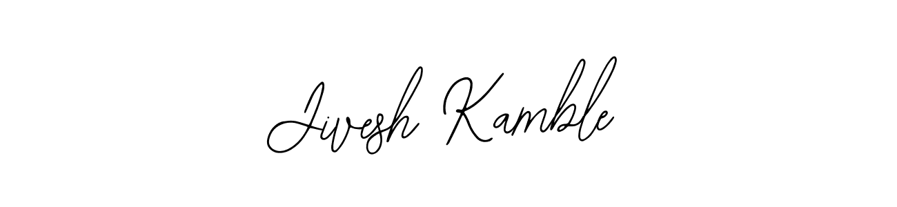 Also we have Jivesh Kamble name is the best signature style. Create professional handwritten signature collection using Bearetta-2O07w autograph style. Jivesh Kamble signature style 12 images and pictures png