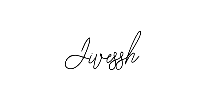 You should practise on your own different ways (Bearetta-2O07w) to write your name (Jivessh) in signature. don't let someone else do it for you. Jivessh signature style 12 images and pictures png