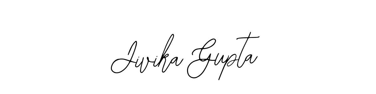 How to make Jivika Gupta signature? Bearetta-2O07w is a professional autograph style. Create handwritten signature for Jivika Gupta name. Jivika Gupta signature style 12 images and pictures png