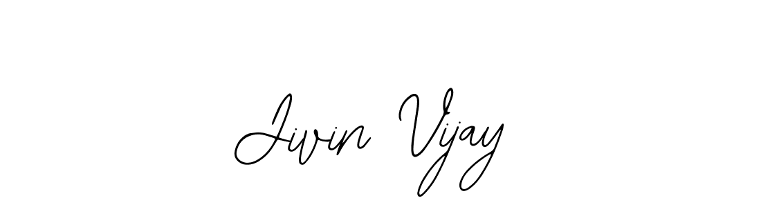 You can use this online signature creator to create a handwritten signature for the name Jivin Vijay. This is the best online autograph maker. Jivin Vijay signature style 12 images and pictures png