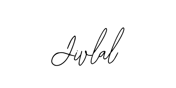 How to make Jivlal name signature. Use Bearetta-2O07w style for creating short signs online. This is the latest handwritten sign. Jivlal signature style 12 images and pictures png