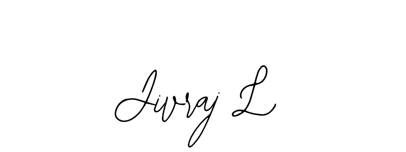 if you are searching for the best signature style for your name Jivraj L. so please give up your signature search. here we have designed multiple signature styles  using Bearetta-2O07w. Jivraj L signature style 12 images and pictures png