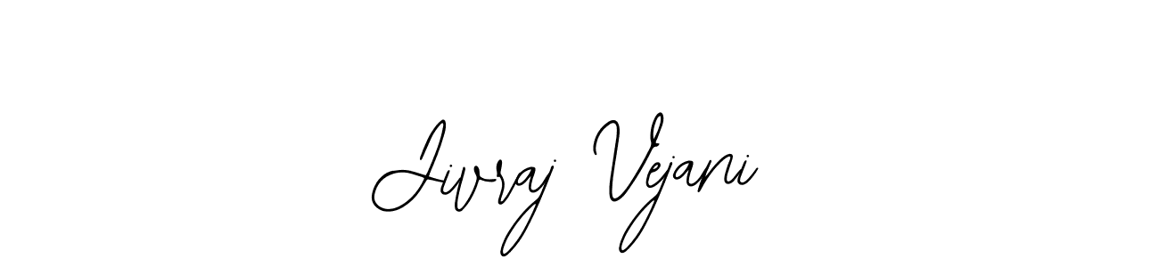 Use a signature maker to create a handwritten signature online. With this signature software, you can design (Bearetta-2O07w) your own signature for name Jivraj Vejani. Jivraj Vejani signature style 12 images and pictures png