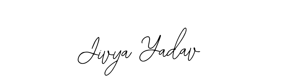 Bearetta-2O07w is a professional signature style that is perfect for those who want to add a touch of class to their signature. It is also a great choice for those who want to make their signature more unique. Get Jivya Yadav name to fancy signature for free. Jivya Yadav signature style 12 images and pictures png