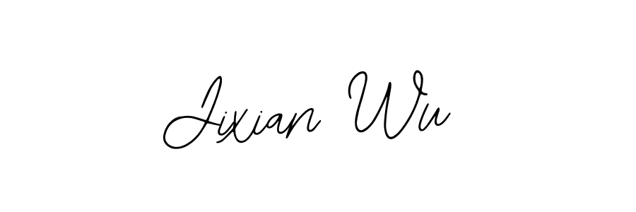 Make a beautiful signature design for name Jixian Wu. With this signature (Bearetta-2O07w) style, you can create a handwritten signature for free. Jixian Wu signature style 12 images and pictures png