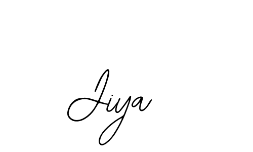 How to make Jiya  name signature. Use Bearetta-2O07w style for creating short signs online. This is the latest handwritten sign. Jiya  signature style 12 images and pictures png