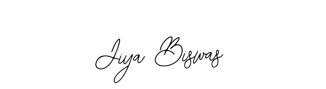 Use a signature maker to create a handwritten signature online. With this signature software, you can design (Bearetta-2O07w) your own signature for name Jiya Biswas. Jiya Biswas signature style 12 images and pictures png