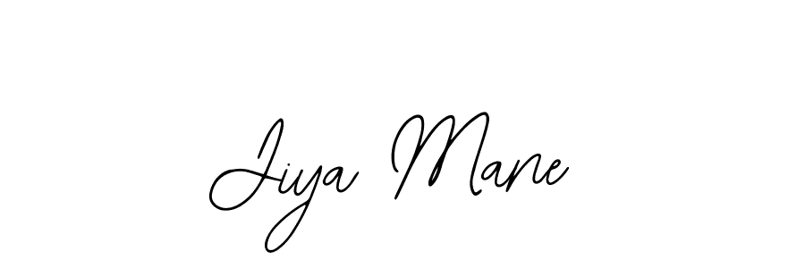 You should practise on your own different ways (Bearetta-2O07w) to write your name (Jiya Mane) in signature. don't let someone else do it for you. Jiya Mane signature style 12 images and pictures png