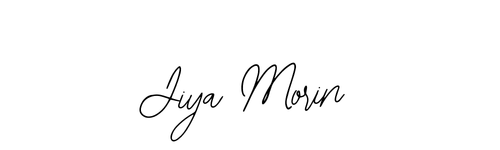 Jiya Morin stylish signature style. Best Handwritten Sign (Bearetta-2O07w) for my name. Handwritten Signature Collection Ideas for my name Jiya Morin. Jiya Morin signature style 12 images and pictures png