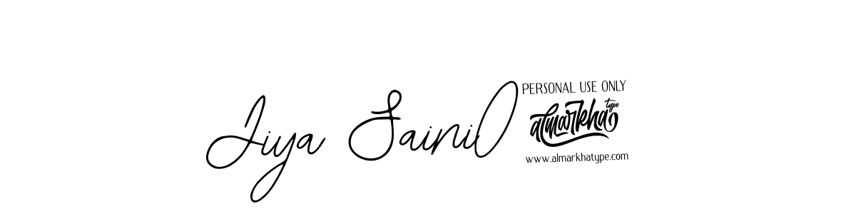 This is the best signature style for the Jiya Saini07 name. Also you like these signature font (Bearetta-2O07w). Mix name signature. Jiya Saini07 signature style 12 images and pictures png