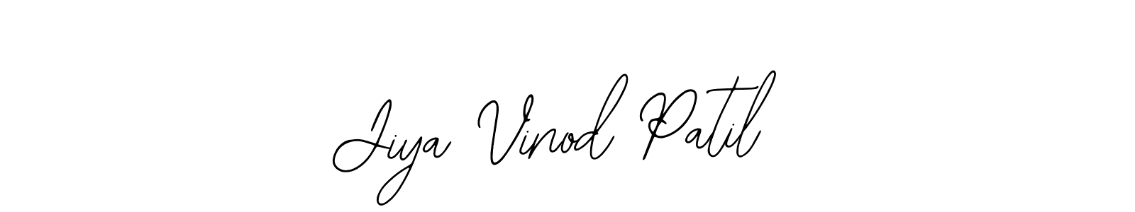 Design your own signature with our free online signature maker. With this signature software, you can create a handwritten (Bearetta-2O07w) signature for name Jiya Vinod Patil. Jiya Vinod Patil signature style 12 images and pictures png