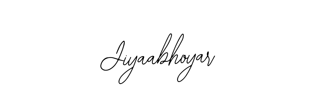 Make a beautiful signature design for name Jiyaabhoyar. With this signature (Bearetta-2O07w) style, you can create a handwritten signature for free. Jiyaabhoyar signature style 12 images and pictures png