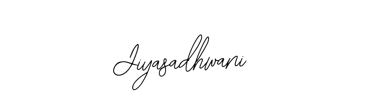 Design your own signature with our free online signature maker. With this signature software, you can create a handwritten (Bearetta-2O07w) signature for name Jiyasadhwani. Jiyasadhwani signature style 12 images and pictures png