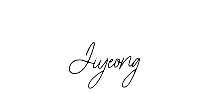 Use a signature maker to create a handwritten signature online. With this signature software, you can design (Bearetta-2O07w) your own signature for name Jiyeong. Jiyeong signature style 12 images and pictures png