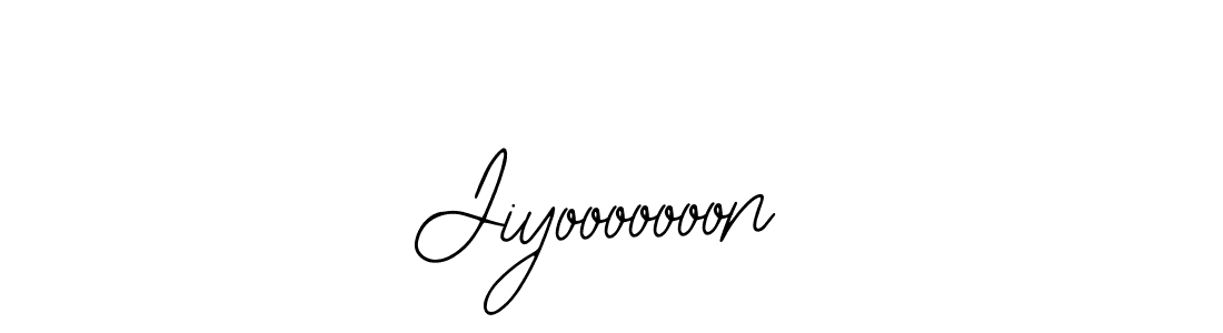 How to make Jiyooooooon name signature. Use Bearetta-2O07w style for creating short signs online. This is the latest handwritten sign. Jiyooooooon signature style 12 images and pictures png