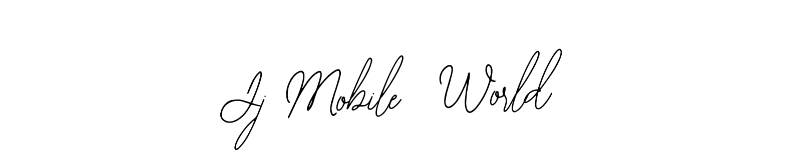 Make a beautiful signature design for name Jj Mobile  World. With this signature (Bearetta-2O07w) style, you can create a handwritten signature for free. Jj Mobile  World signature style 12 images and pictures png