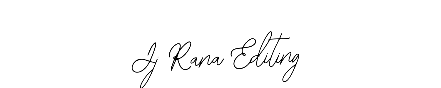 How to Draw Jj Rana Editing signature style? Bearetta-2O07w is a latest design signature styles for name Jj Rana Editing. Jj Rana Editing signature style 12 images and pictures png