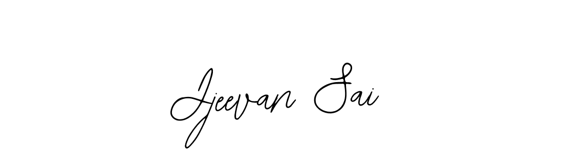 You should practise on your own different ways (Bearetta-2O07w) to write your name (Jjeevan Sai) in signature. don't let someone else do it for you. Jjeevan Sai signature style 12 images and pictures png
