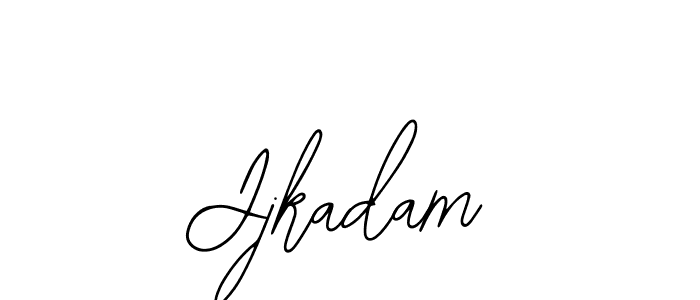 if you are searching for the best signature style for your name Jjkadam. so please give up your signature search. here we have designed multiple signature styles  using Bearetta-2O07w. Jjkadam signature style 12 images and pictures png
