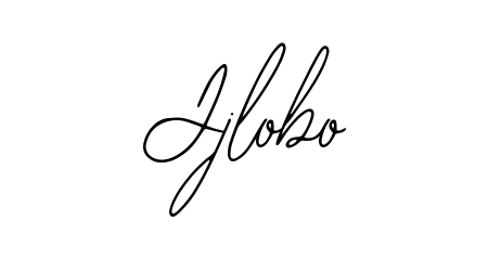 Designed for modern professionals: Jjlobo name signature crafted with Bearetta-2O07w script. Ready for digital PDF workflows. Jjlobo signature style 12 images and pictures png