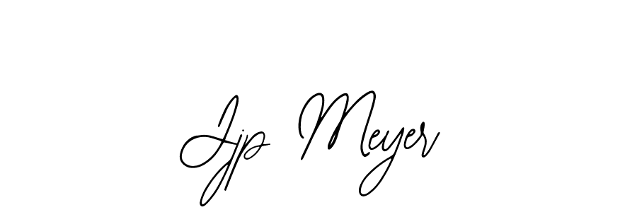 The best way (Bearetta-2O07w) to make a short signature is to pick only two or three words in your name. The name Jjp Meyer include a total of six letters. For converting this name. Jjp Meyer signature style 12 images and pictures png