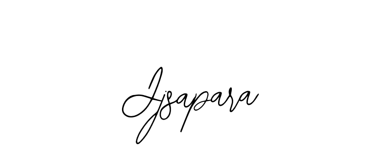 Design your own signature with our free online signature maker. With this signature software, you can create a handwritten (Bearetta-2O07w) signature for name Jjsapara. Jjsapara signature style 12 images and pictures png