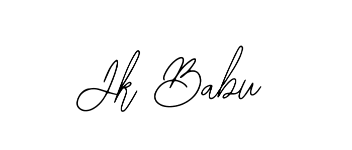 Make a beautiful signature design for name Jk Babu. With this signature (Bearetta-2O07w) style, you can create a handwritten signature for free. Jk Babu signature style 12 images and pictures png