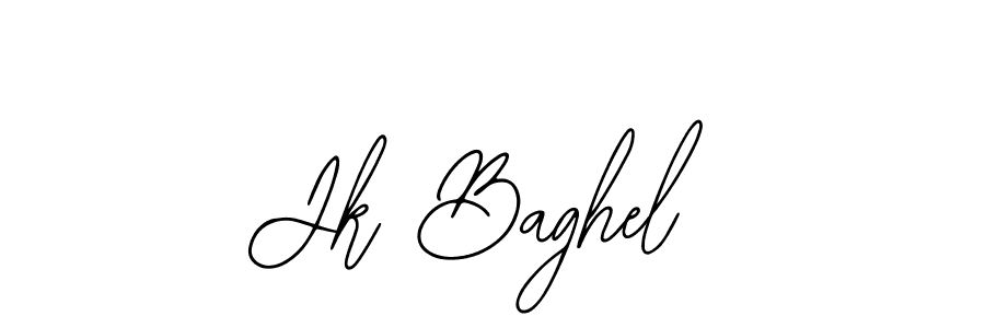 You should practise on your own different ways (Bearetta-2O07w) to write your name (Jk Baghel) in signature. don't let someone else do it for you. Jk Baghel signature style 12 images and pictures png