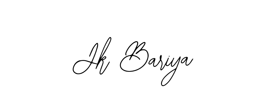 How to Draw Jk Bariya signature style? Bearetta-2O07w is a latest design signature styles for name Jk Bariya. Jk Bariya signature style 12 images and pictures png