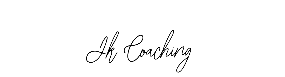 Also You can easily find your signature by using the search form. We will create Jk Coaching name handwritten signature images for you free of cost using Bearetta-2O07w sign style. Jk Coaching signature style 12 images and pictures png