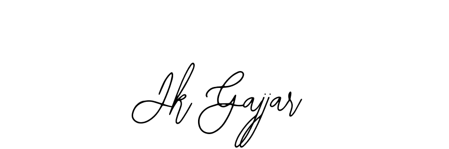 How to make Jk Gajjar signature? Bearetta-2O07w is a professional autograph style. Create handwritten signature for Jk Gajjar name. Jk Gajjar signature style 12 images and pictures png