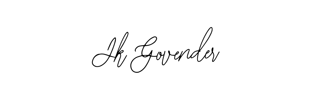 Also we have Jk Govender name is the best signature style. Create professional handwritten signature collection using Bearetta-2O07w autograph style. Jk Govender signature style 12 images and pictures png