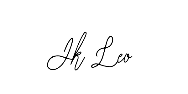 This is the best signature style for the Jk Leo name. Also you like these signature font (Bearetta-2O07w). Mix name signature. Jk Leo signature style 12 images and pictures png