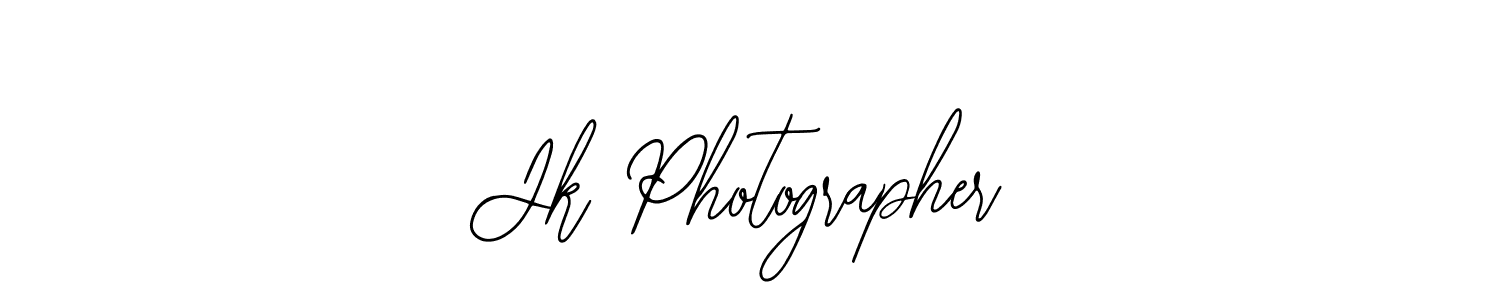 The best way (Bearetta-2O07w) to make a short signature is to pick only two or three words in your name. The name Jk Photographer include a total of six letters. For converting this name. Jk Photographer signature style 12 images and pictures png