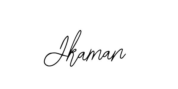 Use a signature maker to create a handwritten signature online. With this signature software, you can design (Bearetta-2O07w) your own signature for name Jkaman. Jkaman signature style 12 images and pictures png