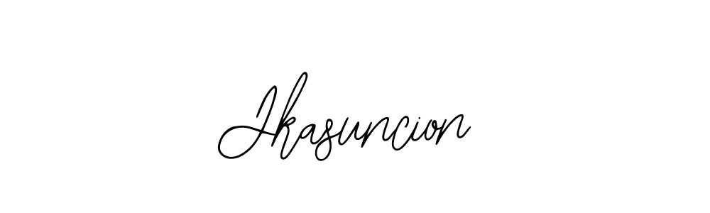 How to make Jkasuncion signature? Bearetta-2O07w is a professional autograph style. Create handwritten signature for Jkasuncion name. Jkasuncion signature style 12 images and pictures png