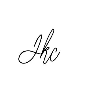 Design your own signature with our free online signature maker. With this signature software, you can create a handwritten (Bearetta-2O07w) signature for name Jkc. Jkc signature style 12 images and pictures png