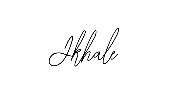 Use a signature maker to create a handwritten signature online. With this signature software, you can design (Bearetta-2O07w) your own signature for name Jkhale. Jkhale signature style 12 images and pictures png