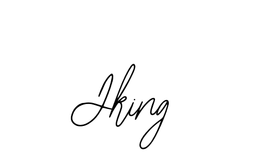 How to make Jking signature? Bearetta-2O07w is a professional autograph style. Create handwritten signature for Jking name. Jking signature style 12 images and pictures png