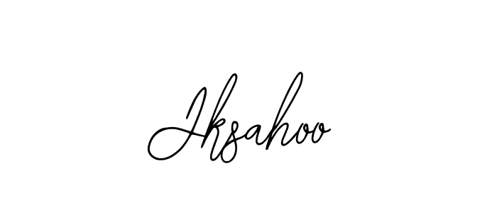 How to make Jksahoo name signature. Use Bearetta-2O07w style for creating short signs online. This is the latest handwritten sign. Jksahoo signature style 12 images and pictures png